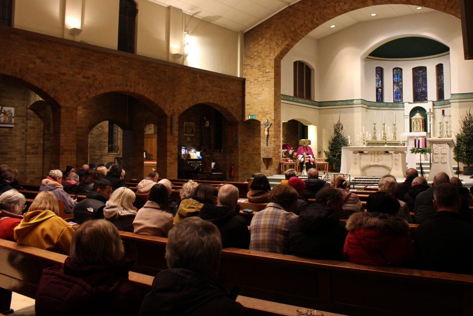 Congregation at Immaculate Heart Church
