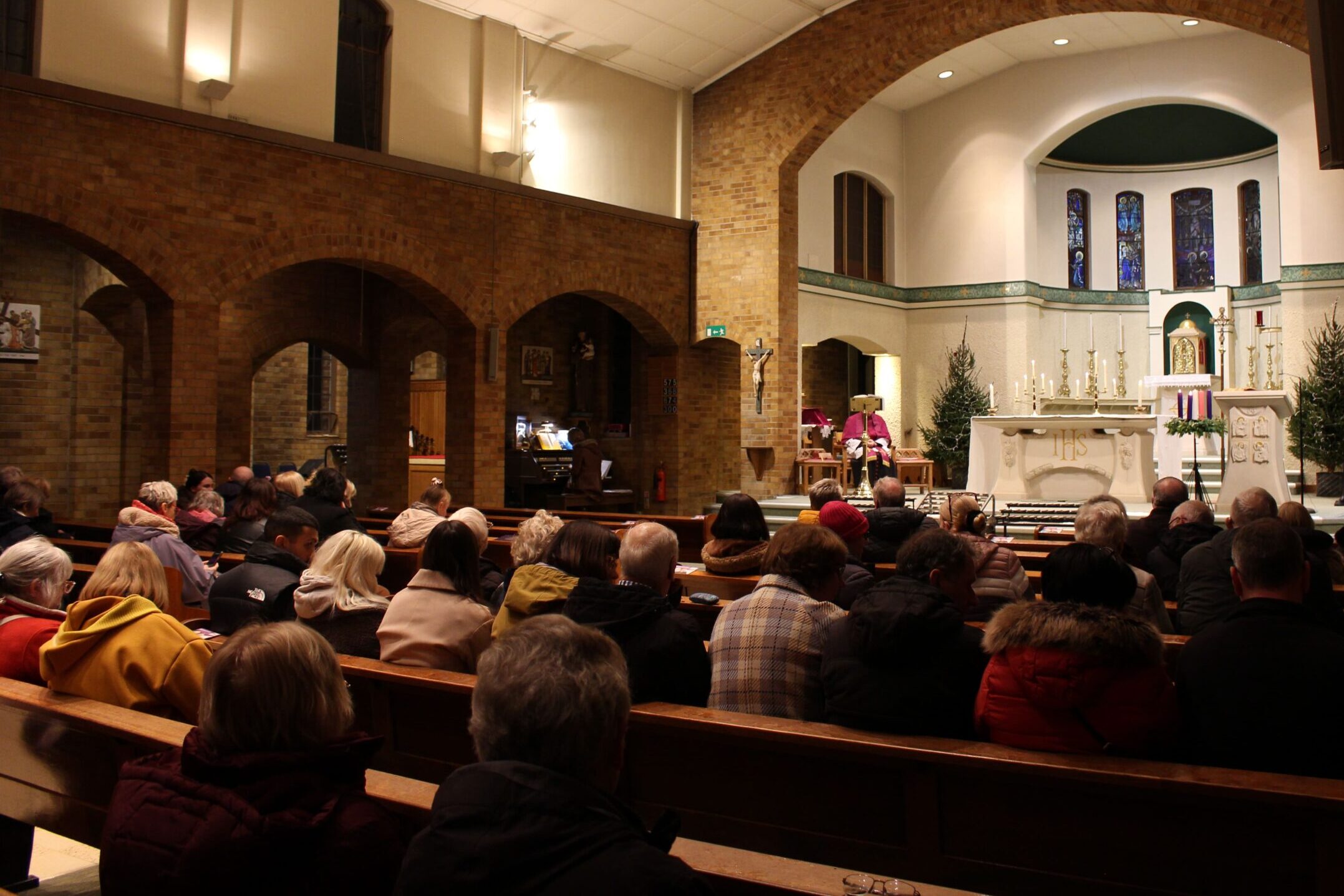 Congregation at Immaculate Heart Church