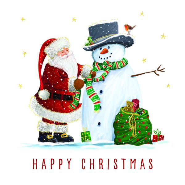Santa & Snowman Friend