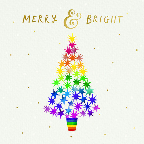 Rainbow Trees and Merry & Bright Tree - Twin pack - Image 2
