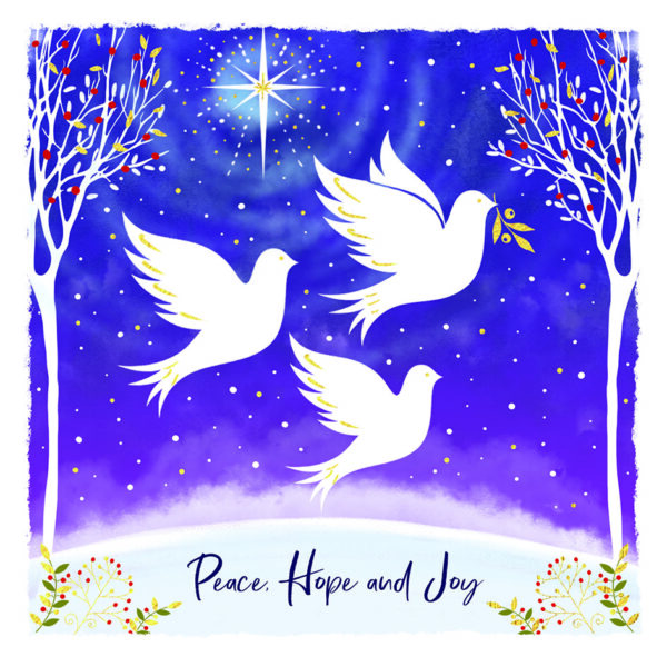 Peace Doves and Peace Hope & Joy Doves - Twin pack - Image 2