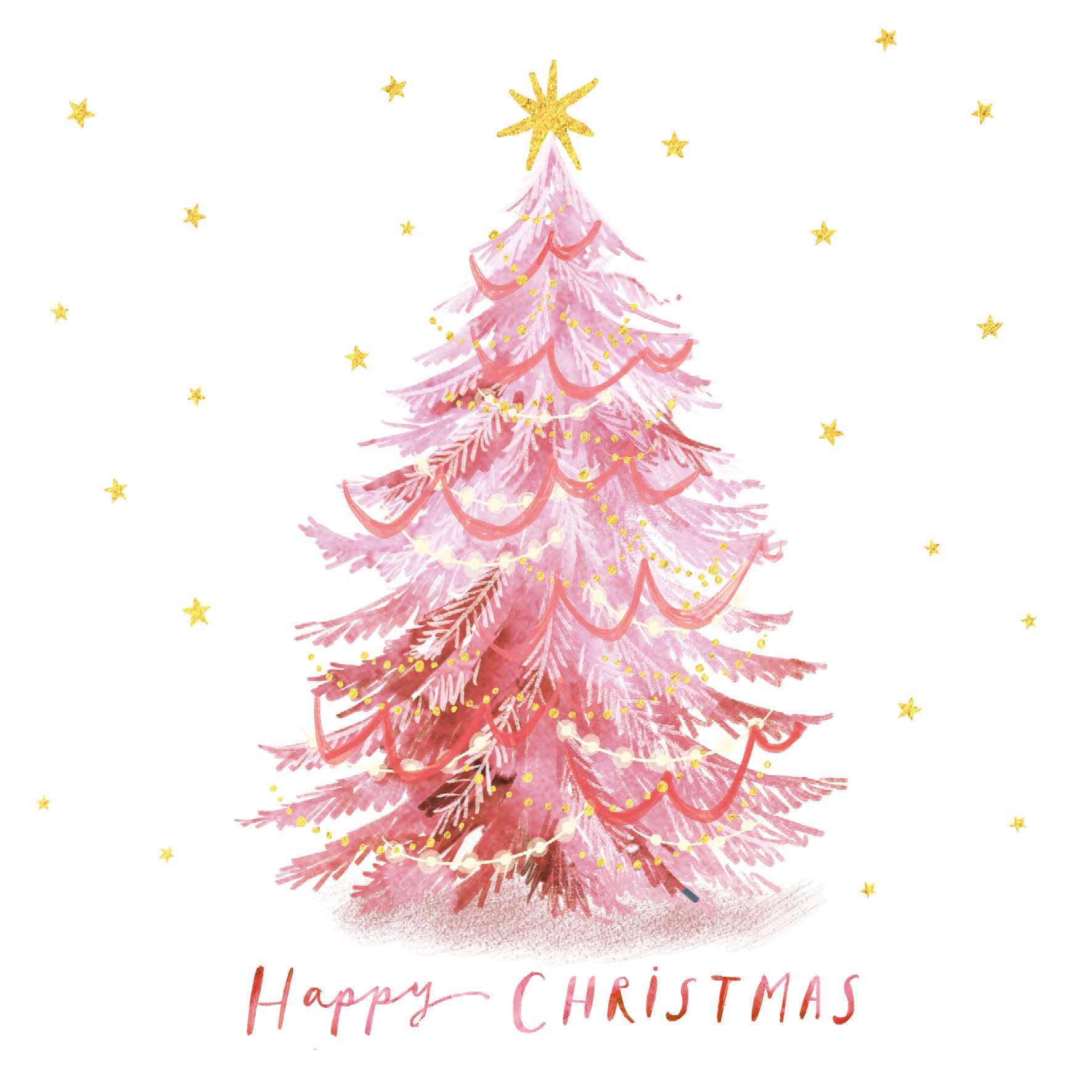 Pink trees & Pink Christmas - Twin pack - Image 2