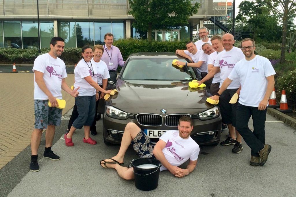 Workplace Fundraising Carwash
