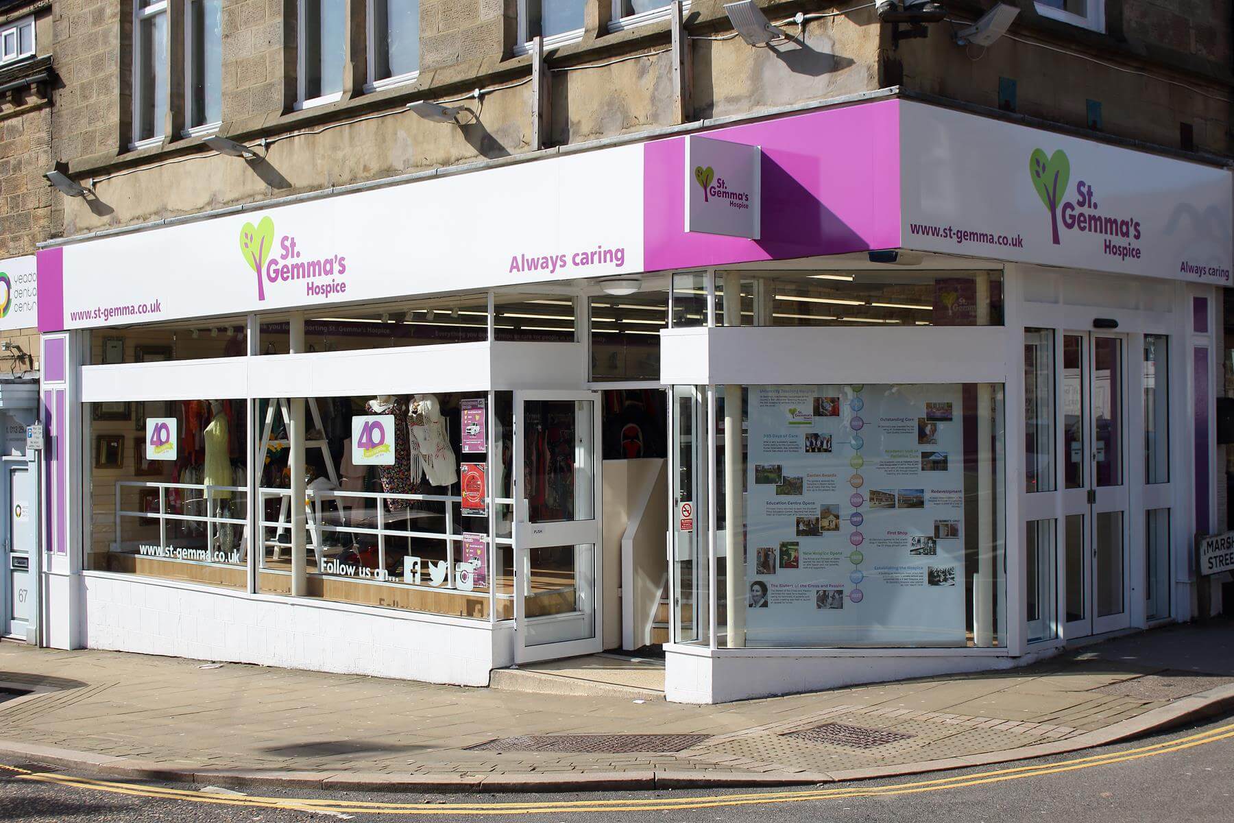 St Gemma's Hospice Charity Shop Front