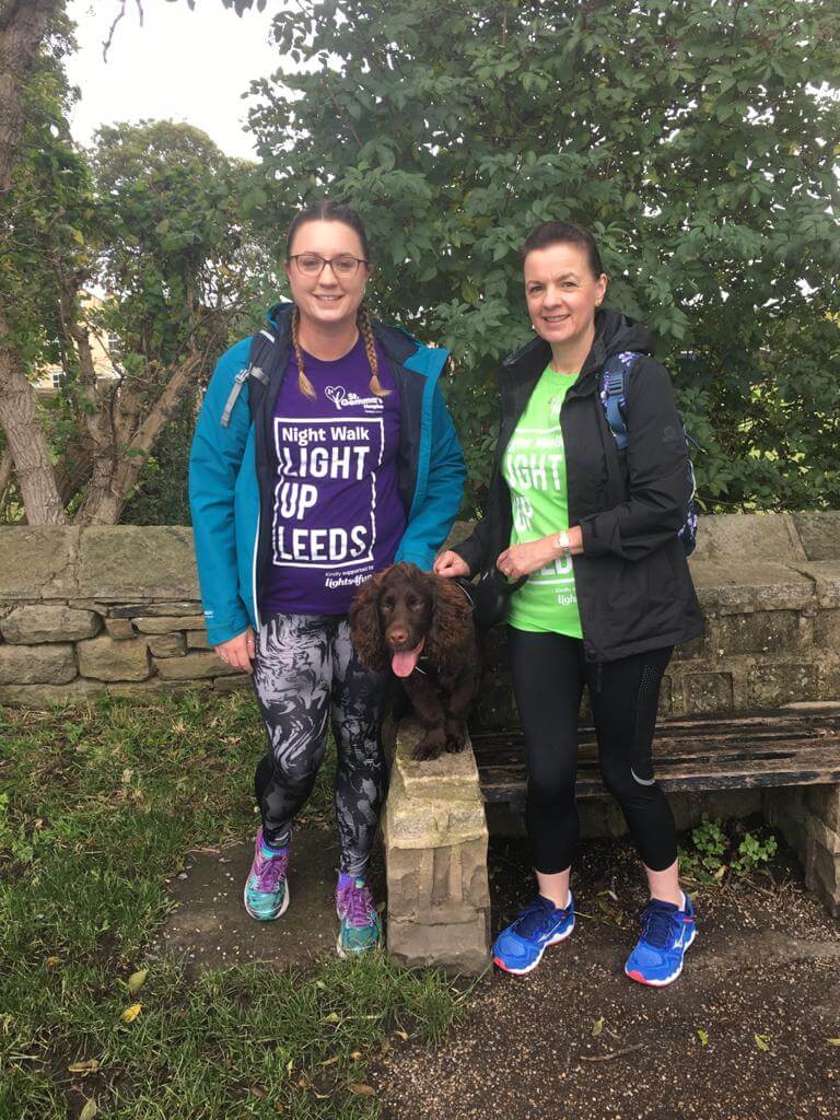 Our Light up Leeds 10 mile walk along the Leeds Liverpool canal