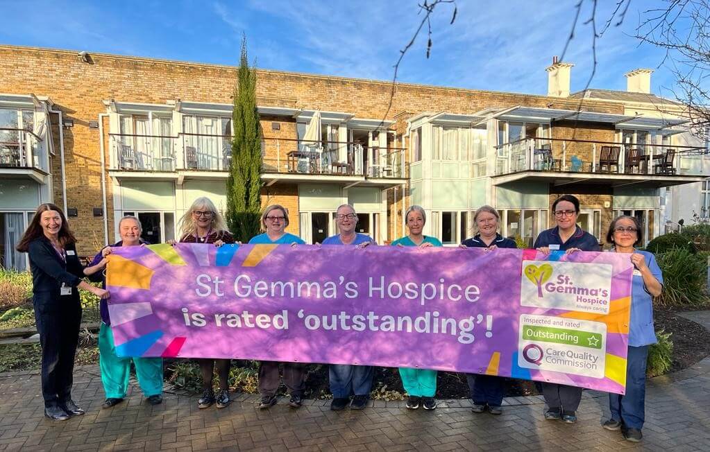 St Gemma’s Hospice is Officially ‘Outstanding’!